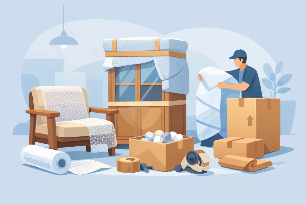 How to Pack Fragile Furniture Properly