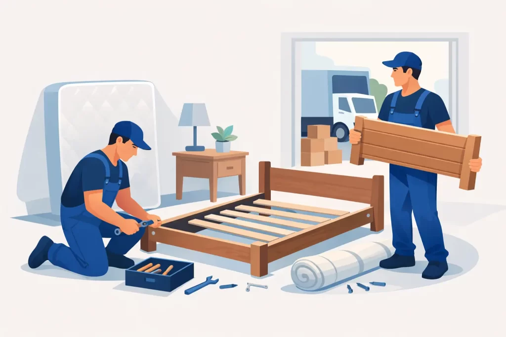 Do Removalists Dismantle Beds Before Moving?
