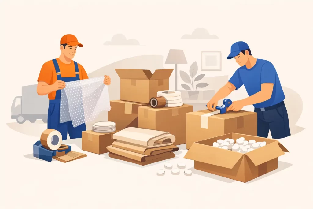 Do Removalists Provide Packing Materials for Moves?