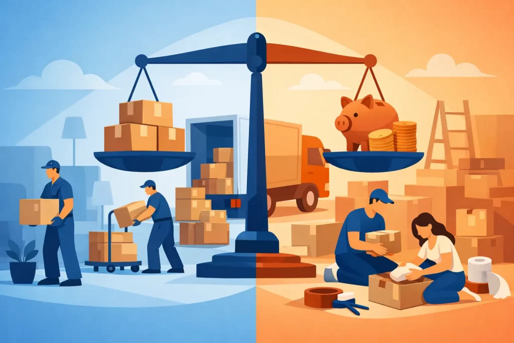 Packing Service vs DIY Moving Costs Compared