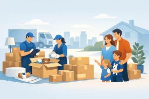 A Packing Service Case Study for a Family Move
